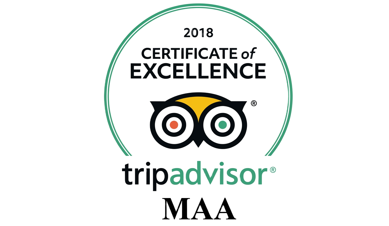 TripAdvisor Certificate of Excellence 2018