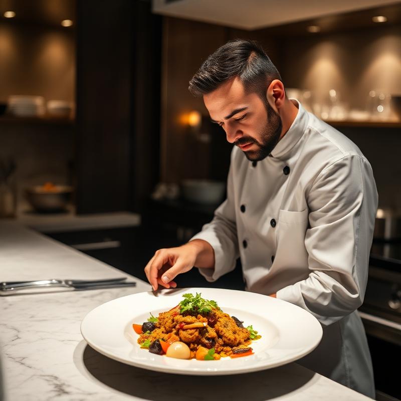 Chef plating